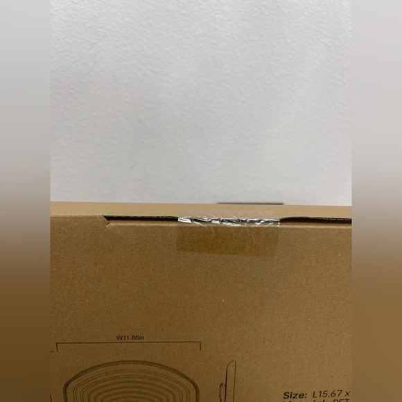 Square Lazy Susan Turntable Organizer for Refrigerator, 15.67''Clear, 360°Rotate - Picture 12 of 12